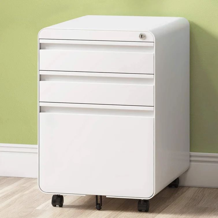 Curve 3 Drawer Mobile Pedestal