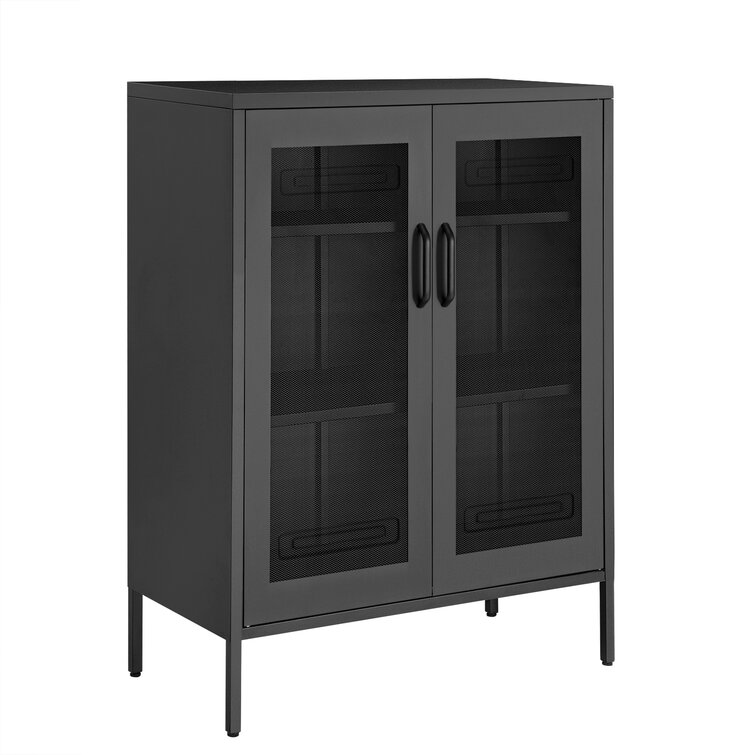 Mesh Door Sideboard Cabinet