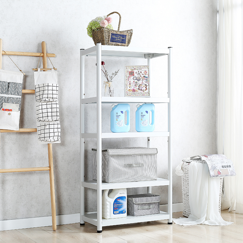 5 Tiers White Goods Shelf