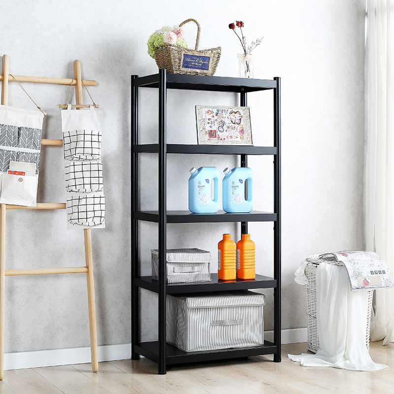 5 Tiers Black Goods Shelf