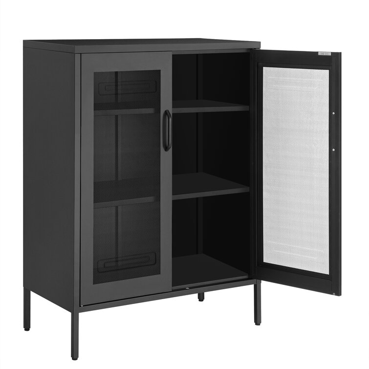 Mesh Door Sideboard Cabinet