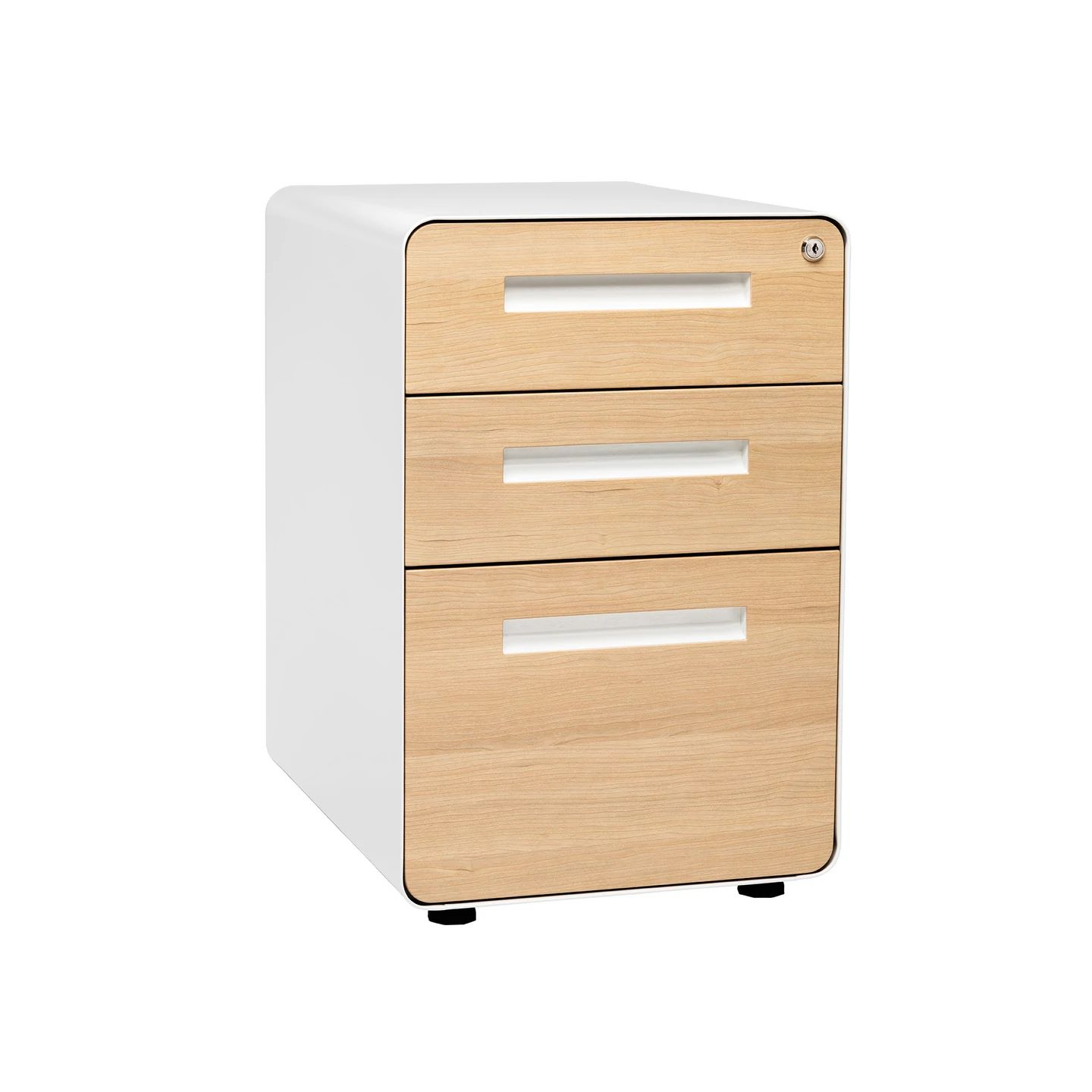 3 Drawer Curve Mobile Pedestal