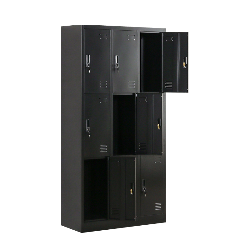 3 Column 9 Door Steel Locker