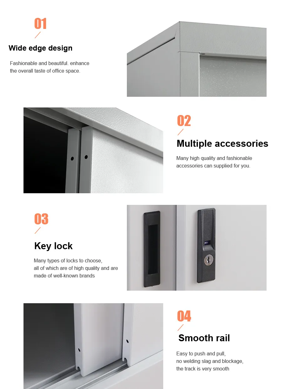 Sliding Door Steel Filing Cupboard